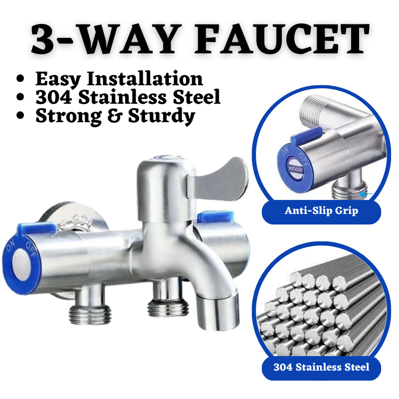 Diivoo Water Distributor 4-Way, 4-Way Distributor, 3/4 Inch Water