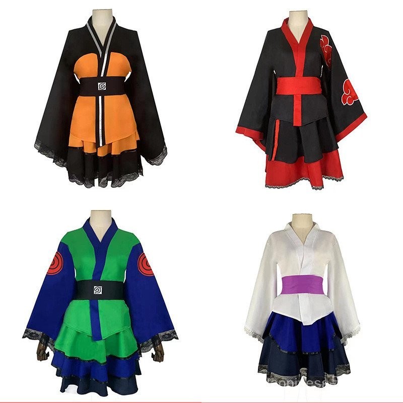 24 Hours Delivery Huoying COS Clothing Akatsuki Organization Hyuga ...