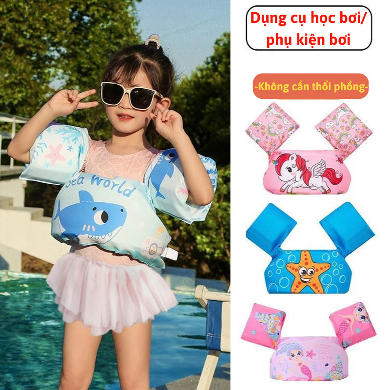 Zenbabe Instant Swim Floats With Bright Cartoon Colors With Safety Buckle For Children From 2-8