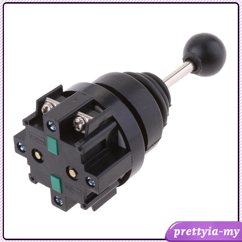 30mm Momentary Joystick Switch - 2 Position Wobble Stick DPST NO For Panels