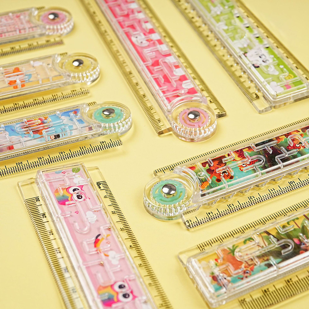 30cm maze folding ruler student plastic ruler scale ruler drawing ruler ...