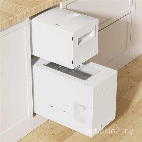 Rice Box Pull Basket Double Drawer Type Kitchen Household Rice Flour ...