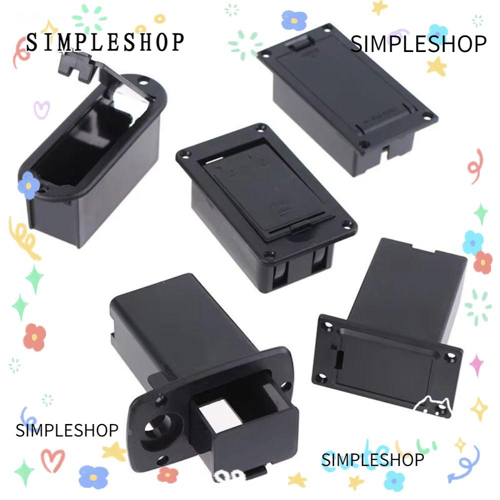 Scatola Porta Batteria 9V Per Chitarra Elettrica O Basso – Connettore Per Pickup Attivo