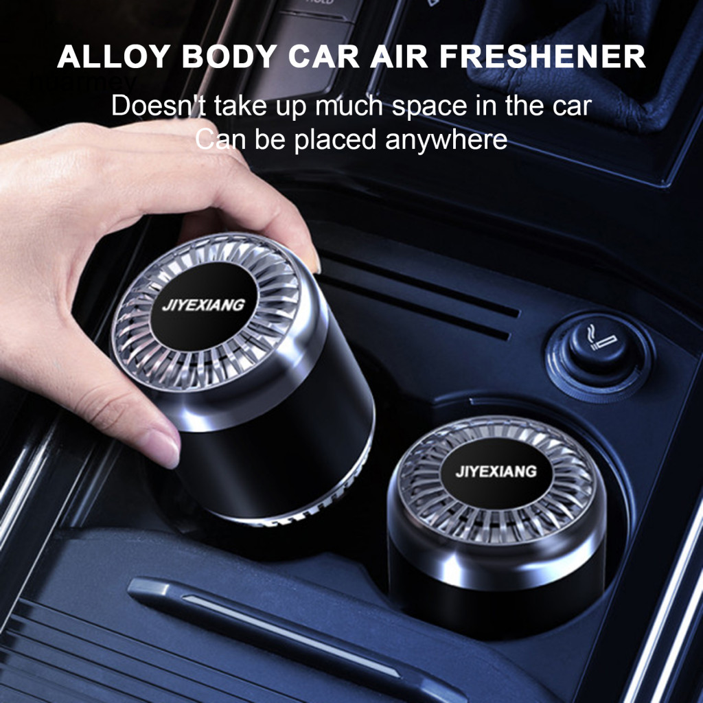 HUARMEY Natural Plant Extract Air Freshener Alloy Body Car Air Freshener Long Lasting Car Air