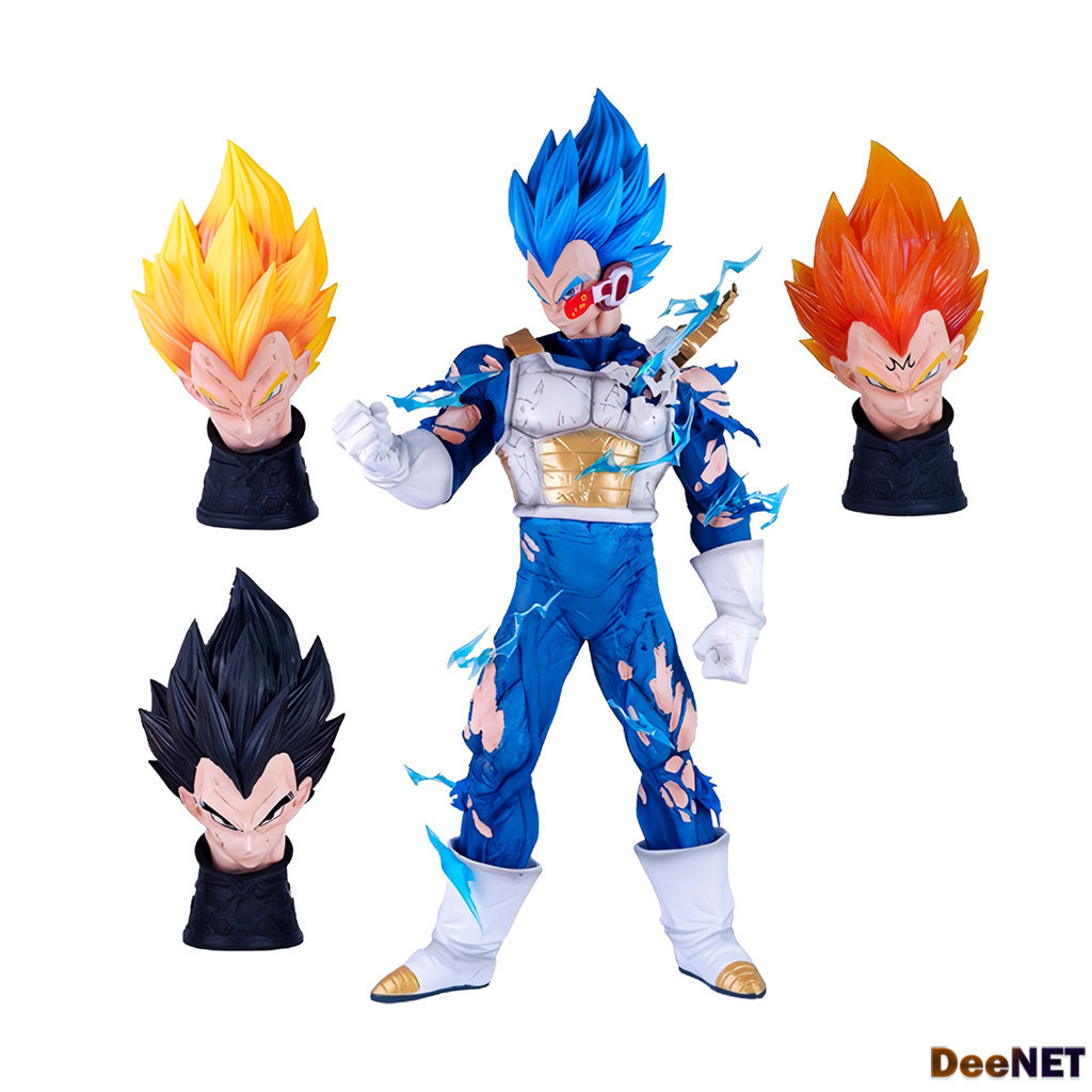 Vegeta Saiyan with 4 heads 45cm Dragon Ball action figure PVC D-FGA108 ...