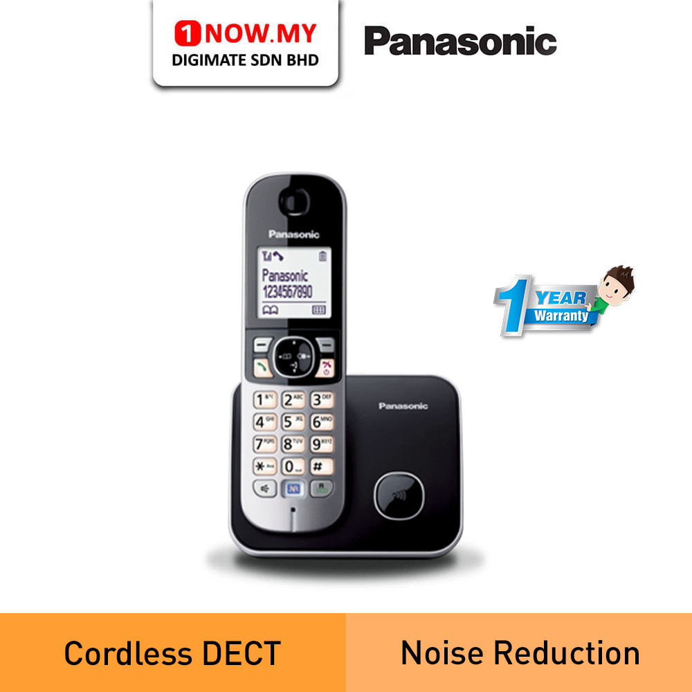 PANASONIC Cordless Phone Speaker Phone KX-TG6811MLB | 6811 Protect Against  Unwanted Calls Telefon Tanpa Wayar 无绳电话 | Shopee Malaysia