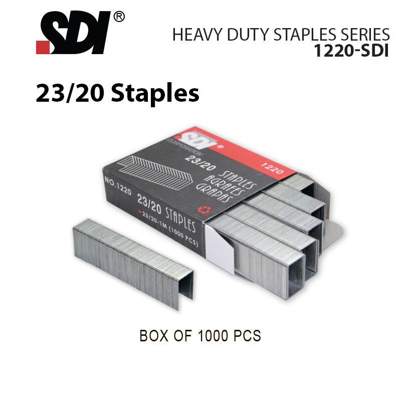 SDI 1220-SDI Heavy Duty Staples (1000 pcs/box) | Shopee Malaysia