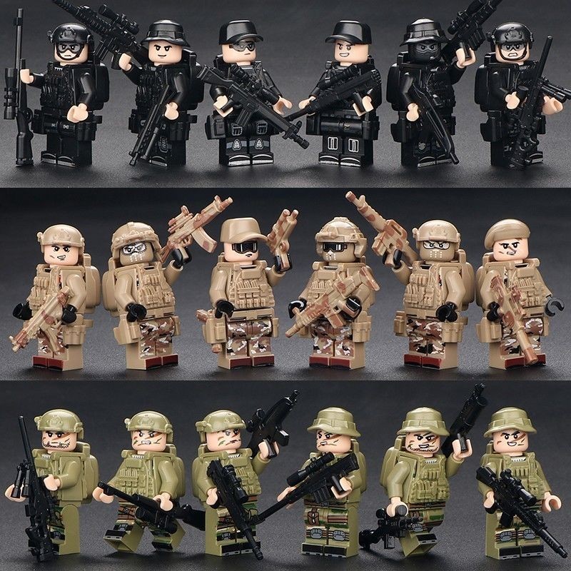 Boat Building Blocks Minifigures Minifigures Minifigures Special Forces ...