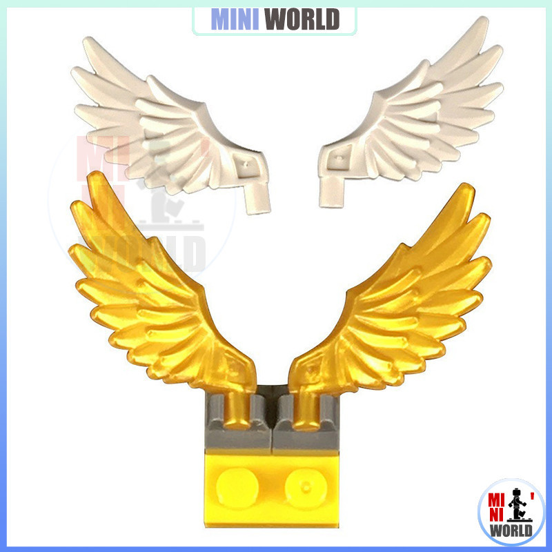 5x Wing Pole Axe Gray Blocks Weapons Accessories For Minifigures By MuseBrickArts - View #4