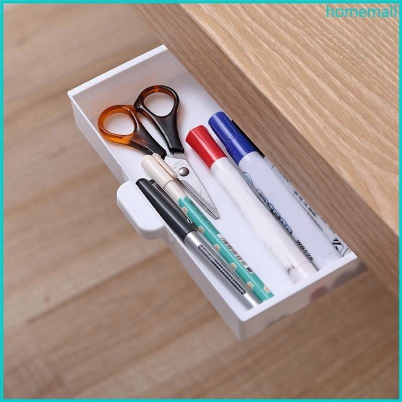HO Under Desk Storage Box Under Standing Desk Shelf Eraser Watercolor ...