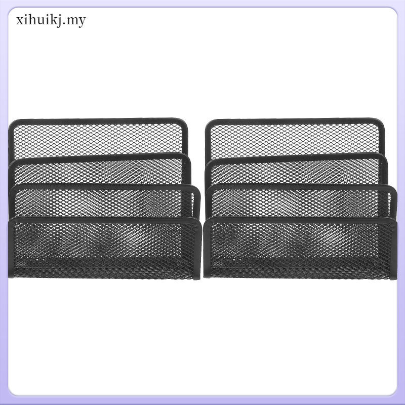 File Holder Desk Organizer Desktop Iron Mesh Tabletop Documents ...