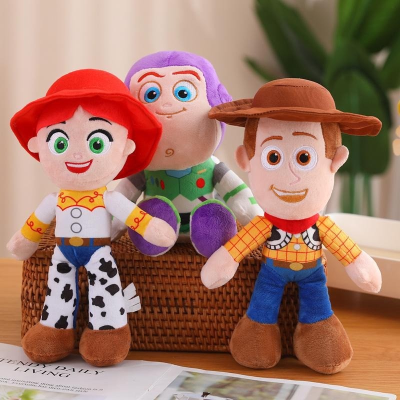 Disney Plush Toy Story Buzz Lightyear Jessie Woody Plush Toy 30cm