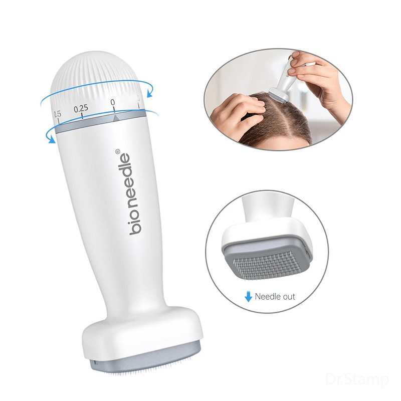 Microneedling Therapy Derma Stamp Bio Needle 120 Pins MTS Micro Needle ...
