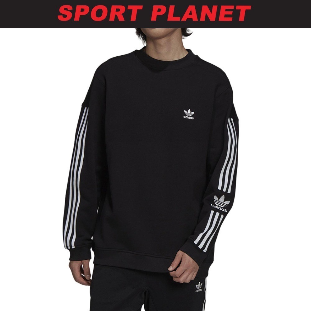 adidas Bunga Men Adicolor Classics Lock Up Trefoil Crewneck Sweat Shirt Baju Lelaki H41315 Sport Planet 26 28 Shopee Malaysia