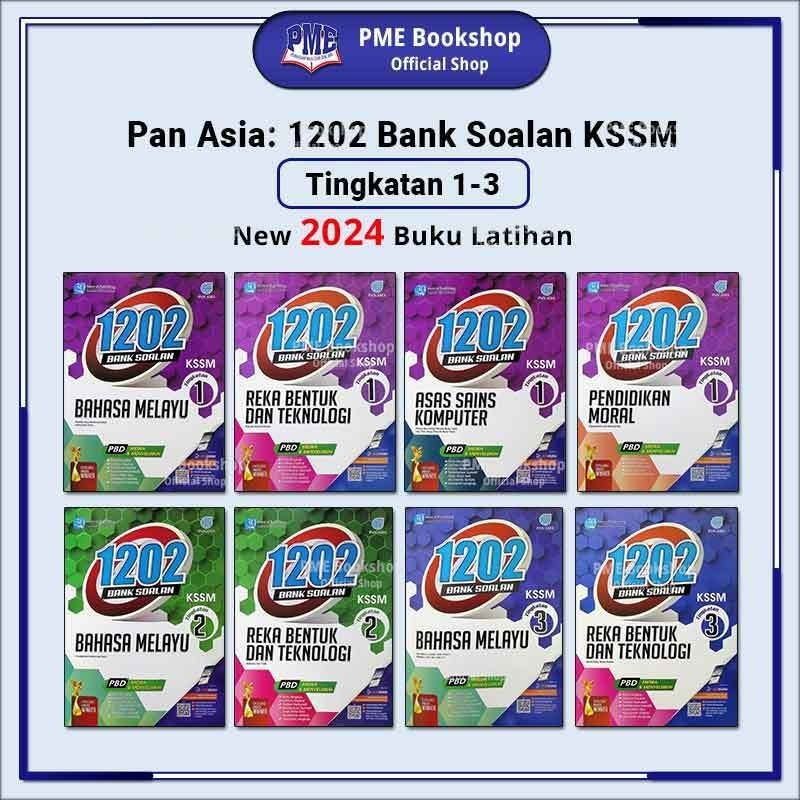 【PME Bookshop】(2024) Pan Asia: 1202 Question Bank Soalan KSSM Tingkatan ...