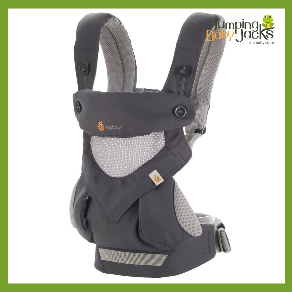 Ergobaby Four Position 360 Carrier Cool Air Carbon Grey Shopee Malaysia