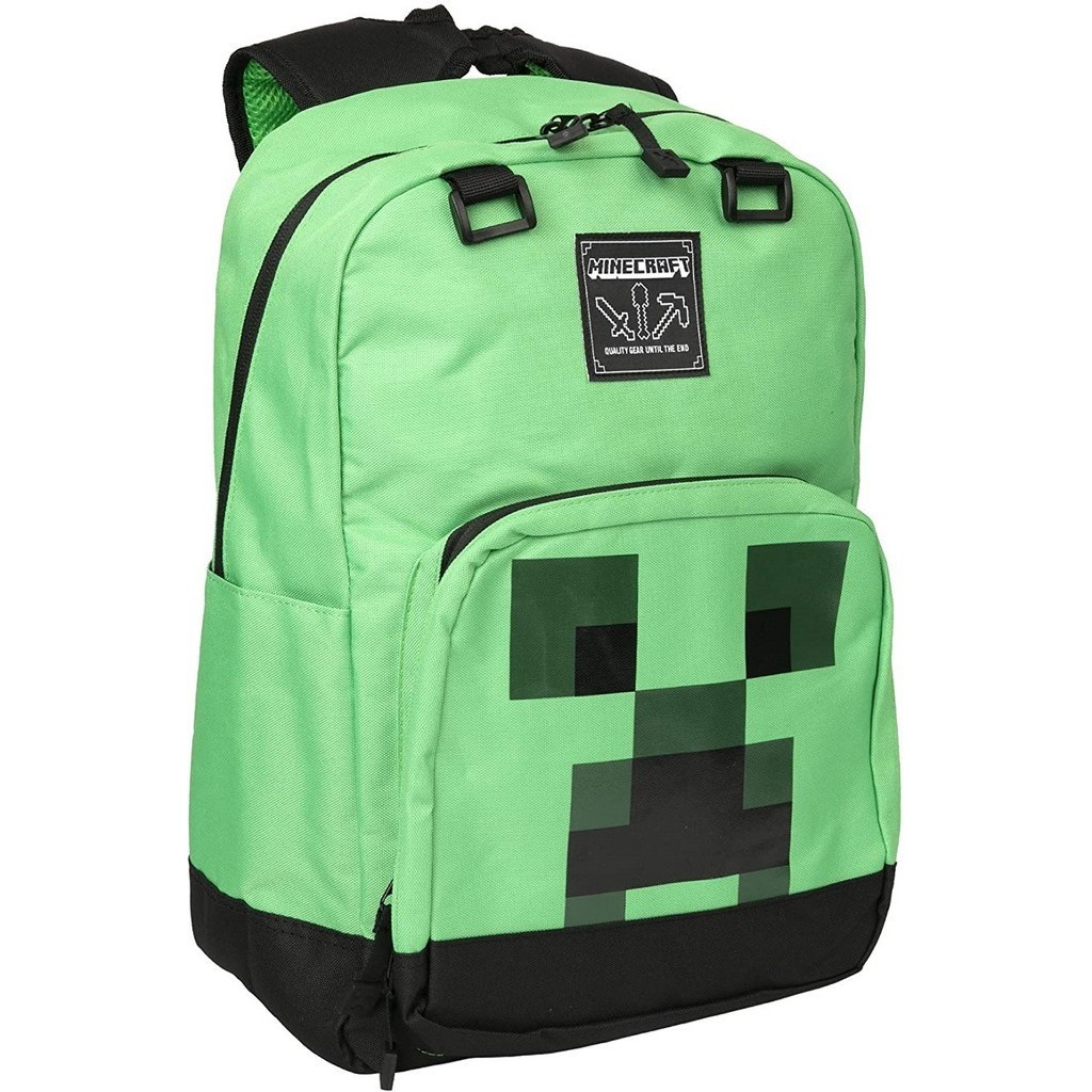 High Quality Minecraft Treasure Box Backpack Large Capacity School Bag Boy Girl Mochila Laptop Bag