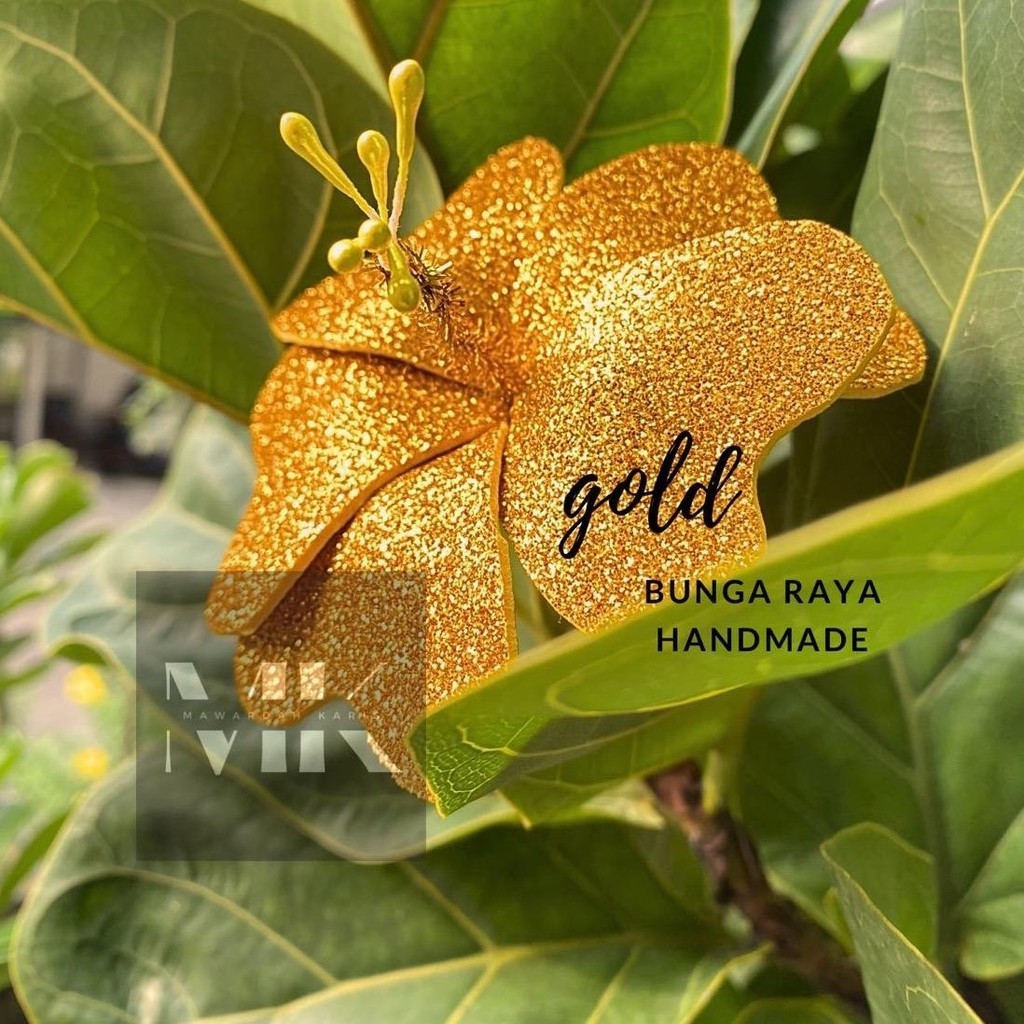 Bunga Raya Kebangsaan (3pcs) Hibiscus Flower Handmade Supplies | Shopee ...