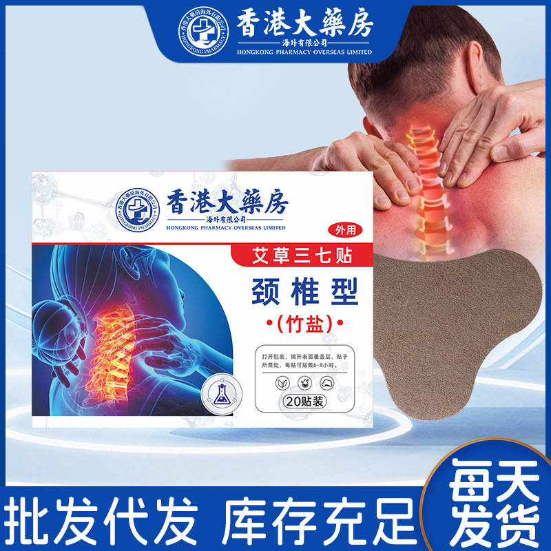 Hong Kong Big Pharmacy Cream Medicine Patch Bamboo Salt Wormwood Patch ...