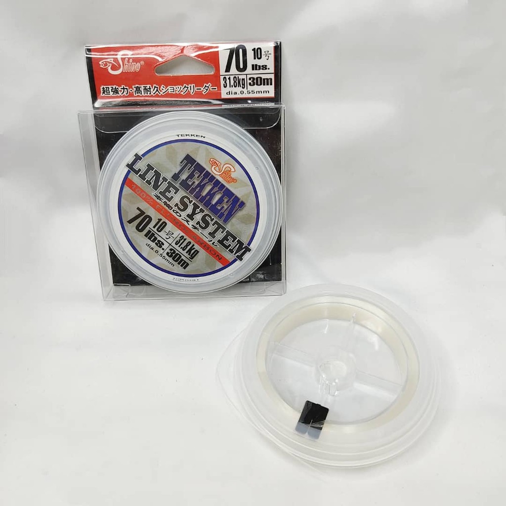 Bas De Ligne Nylon YGK TP3 Absorber Thon 30m 80lb - Neuf