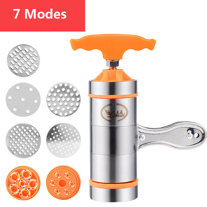 Noodle Making Tools, Noodles, Noodles, LIMAI Cakes... 7 High Quality Stainless Steel Pasta Maker