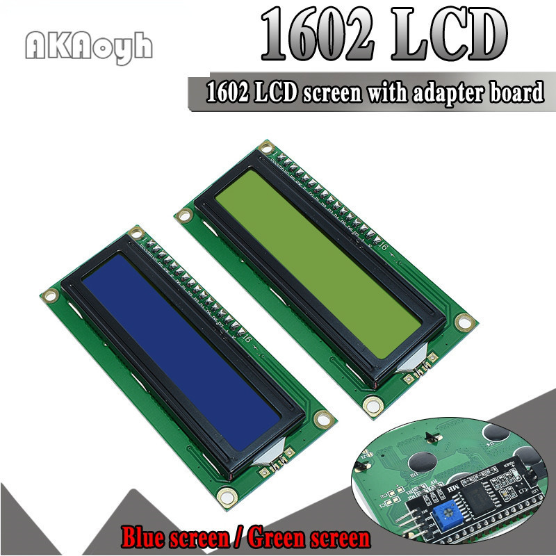 LCD1602 LCD module Blue screen IIC/I2C 1602 for arduino 1602 LCD UNO r3 ...