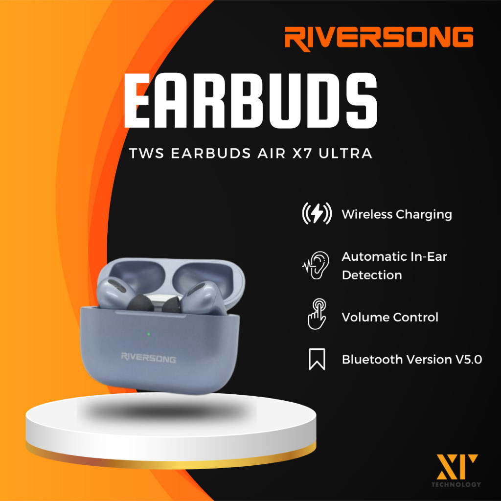 RIVERSONG TWS EARBUDS AIR X7 ULTRA | Shopee Malaysia