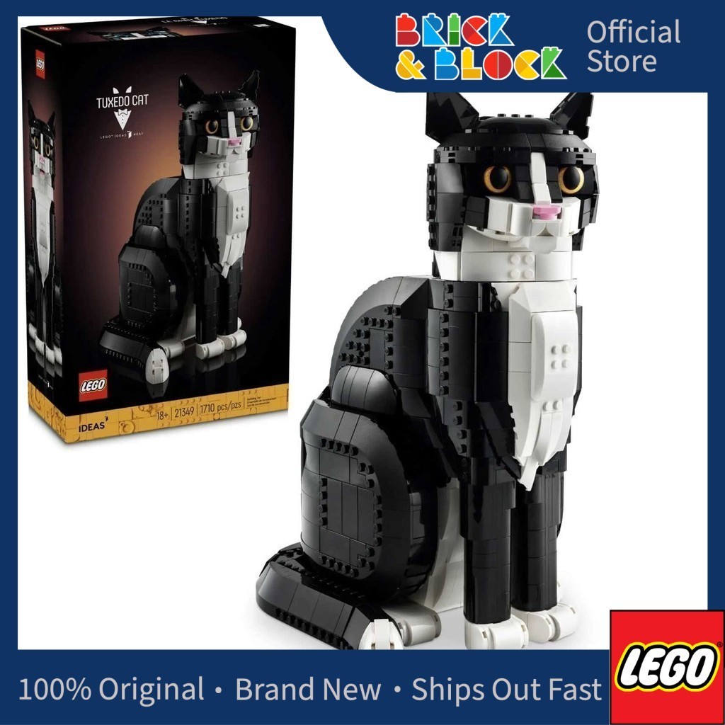 LEGO 21349 Tuxedo Cat | LEGO IDEAS | Shopee Malaysia