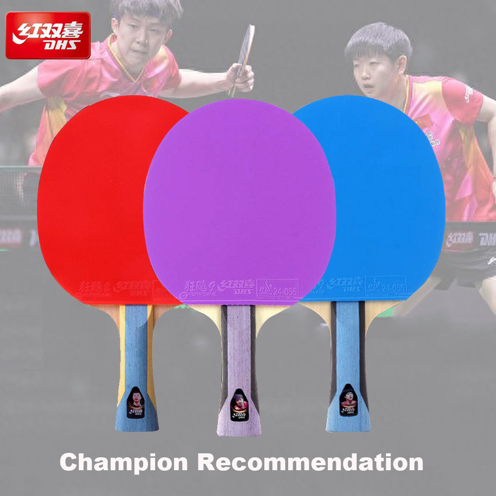 Original DHS 6Star Table Tennis Racket Professional Ping Pong Bats with ...