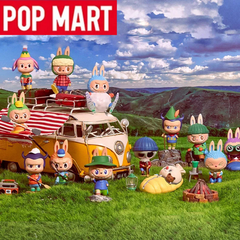 POP MART Labubu THE MONSTERS Camping Series Blind Box Dolls Toys Gift ...