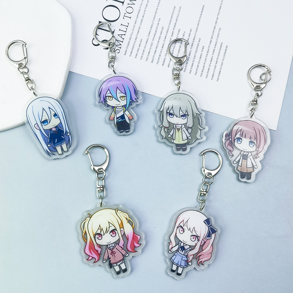 Hot Game Project Sekai Acrylic Key Ring Anime Character Double Side ...