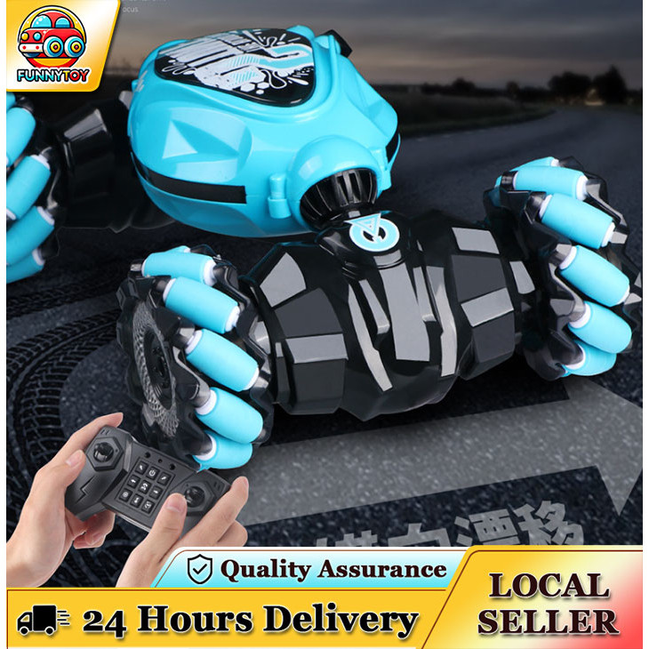 [Malaysia Stock] Hand Gesture Stunt Car Dual Remote Control Twister ...