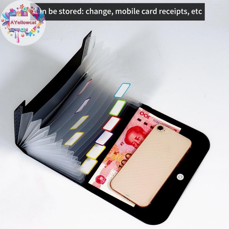 AY 7-layer 13-layer File Case Waterproof With Self-adhesive Index Tabs ...