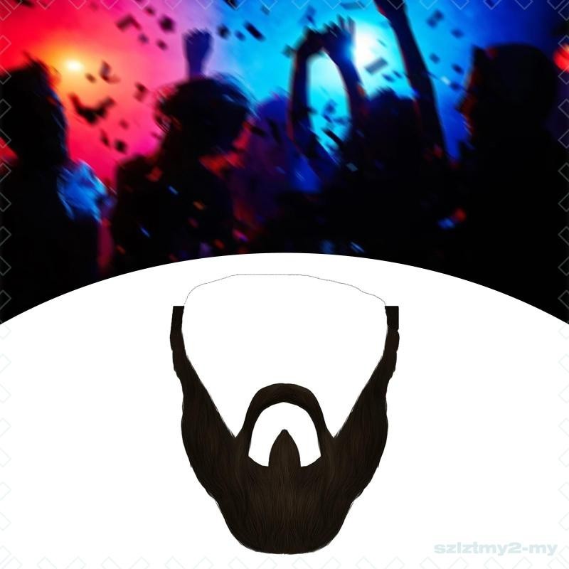 [SzlztmyeeMY] Fake Beard Fake Mustaches Party Costume, Makeup Dress Up ...