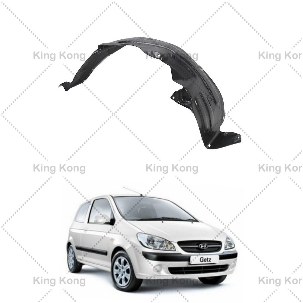 New Front, Passenger Side Fender Liner For Mitsubishi Endeavor 2006