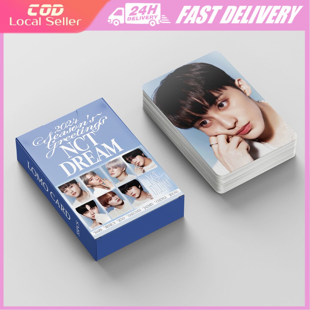 SKLTN 55Pcs LESSERAFIM Photo Cartes LESSERAFIM 2024 Season's