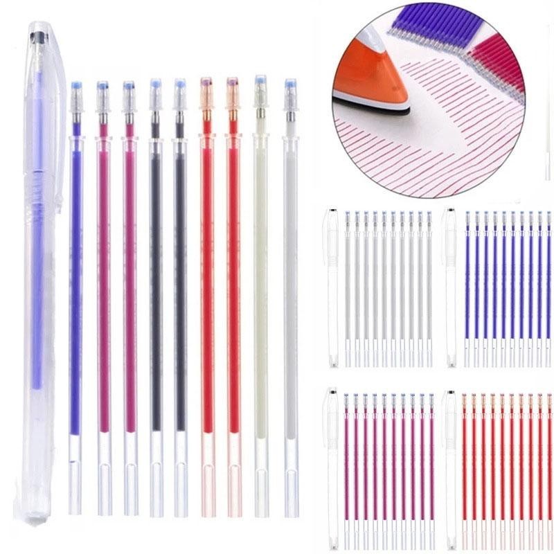1 Pen Shell +10 Pen Refill Set Hot Erase Pen Heat Disappear Pen Wash ...
