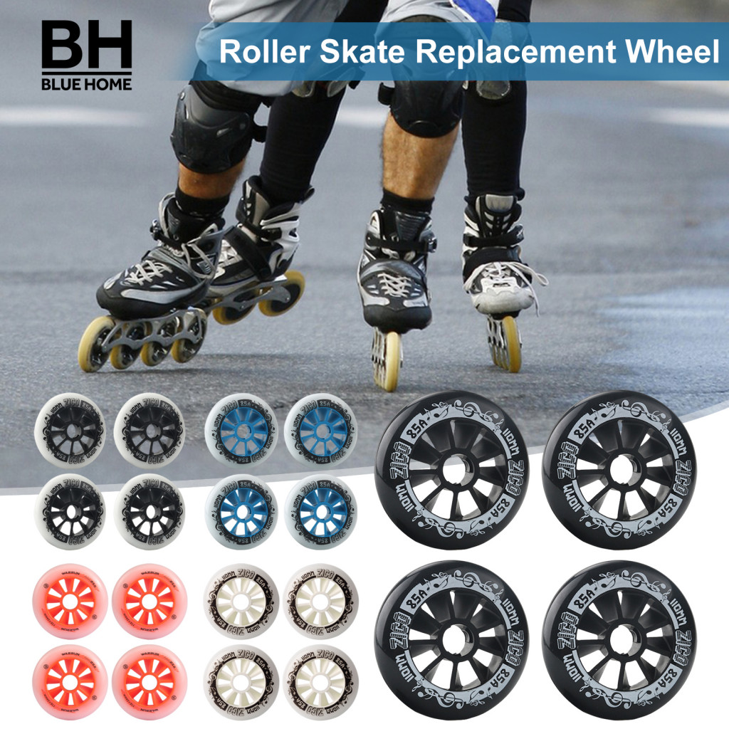Highspeed Roller Wheels Roller Skate Wheels 4 Pack Inline Skate Wheels 90/100/110mm with