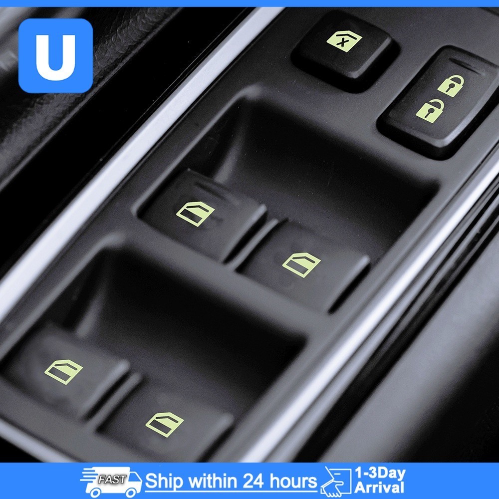 car accessories Car Door Window Lift Window Button Sticker Car Sticker ...