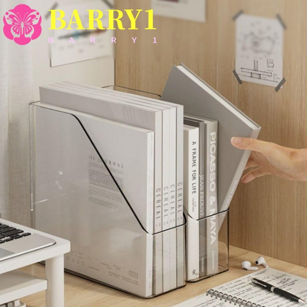 BARRY1 Desk File Folder, A4 Size Acrylic File Storage Box, Minimalism ...