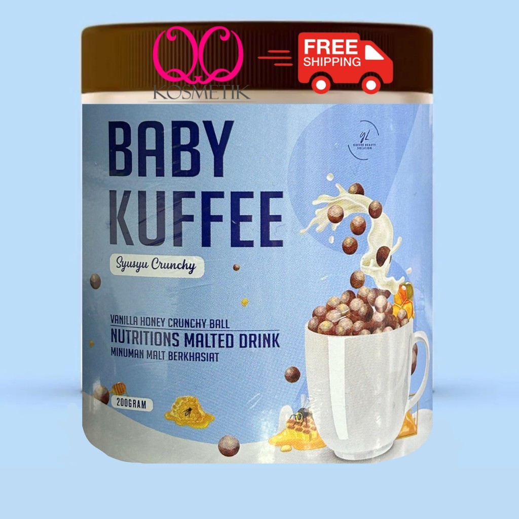 KUFFEE Baby Kuffee 200gm Syusyu Crunchy Vanilla Honey Minuman Malt ...