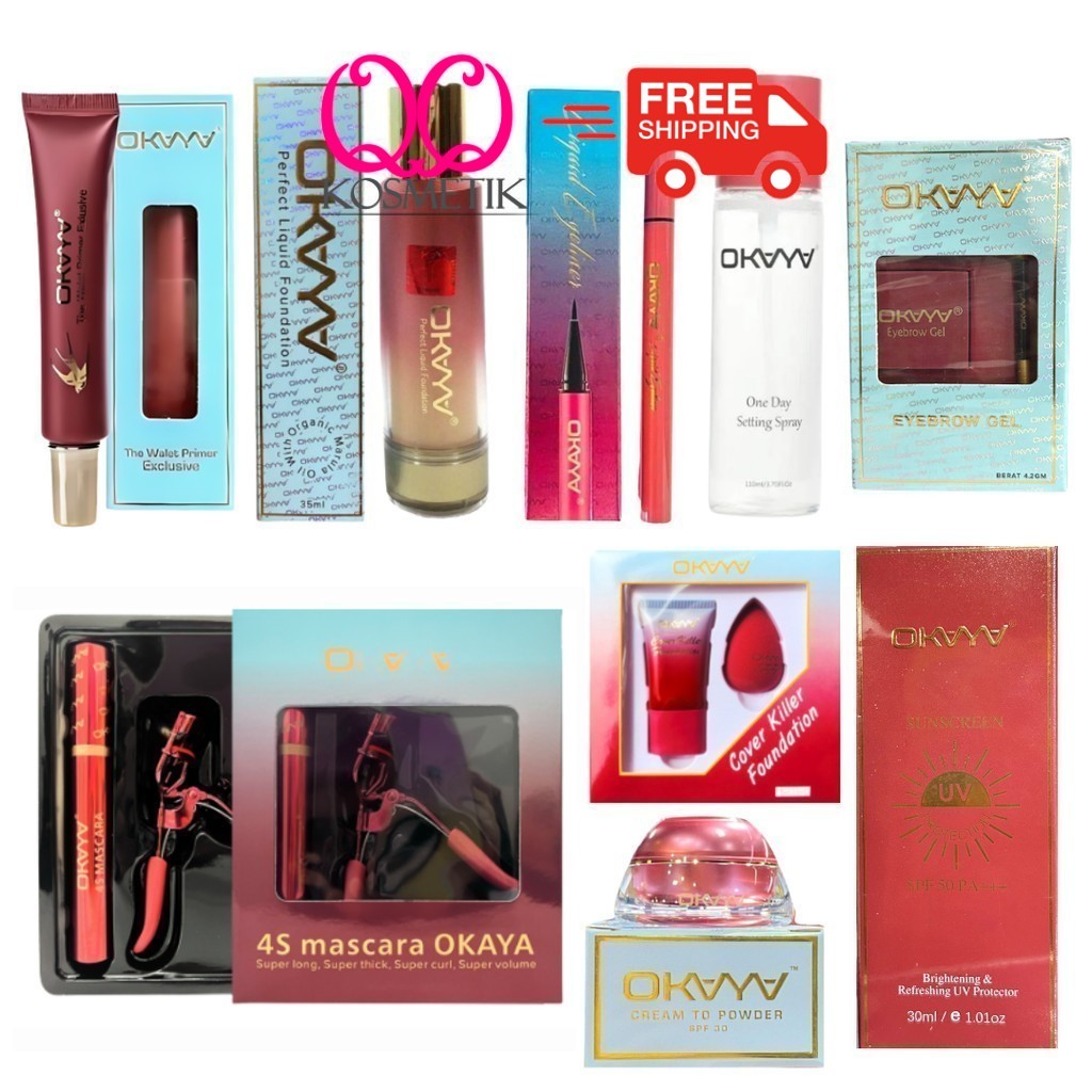 OKAYA #M Foundation Cover Killer Sunscreen Primer Mascara Setting Spray ...