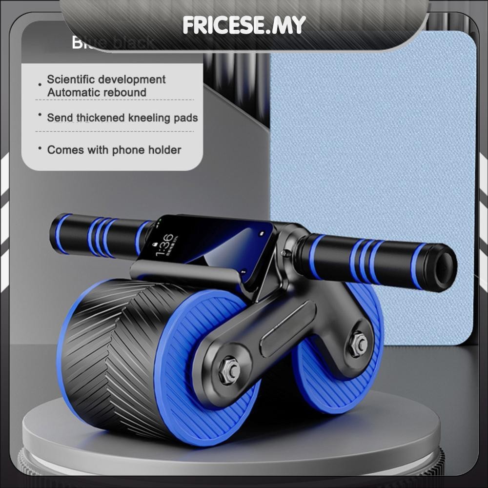 [Fricese.my] Ab Slider Roller Anti-Slip Abdominal Trainer with Mat Home ...