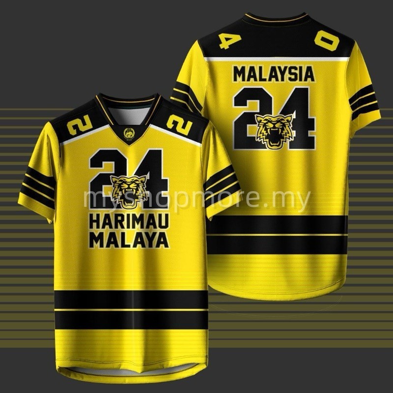 Nfl Jersey Harimau Malaysia 2024 New Design Baju Lelaki Jersey Original ...