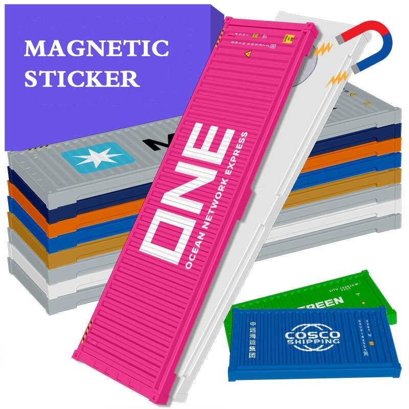 Container Style Magnetic Stickers Creative Decorative Magnetic Stickers ...