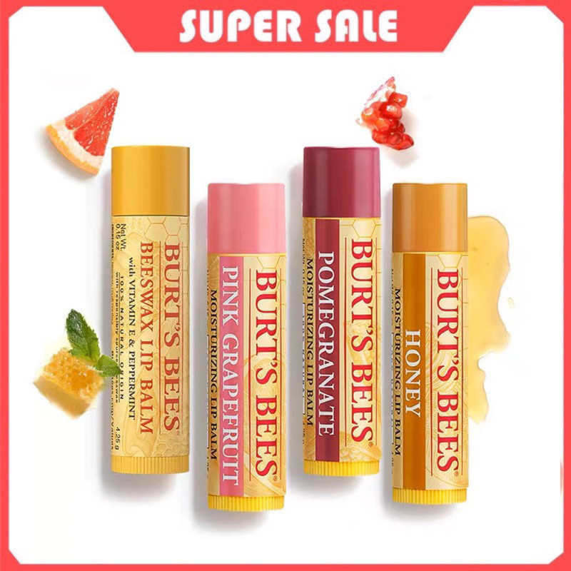 BURT'S BEES Moisturizing Lip Balms / Tinted Lip Balm Beeswax