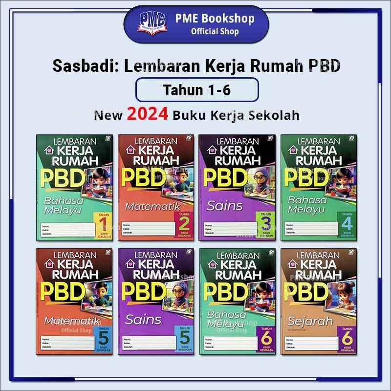 [PME Bookshop] (2024 Buku Sekolah) Sasbadi: Lembaran Kerja Rumah PBD ...