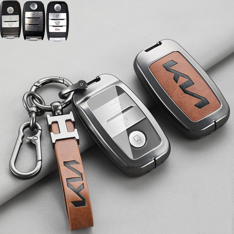 Luxury Zinc alloy Car Key Covers for Kia Kia Seltos, Cerato, K3