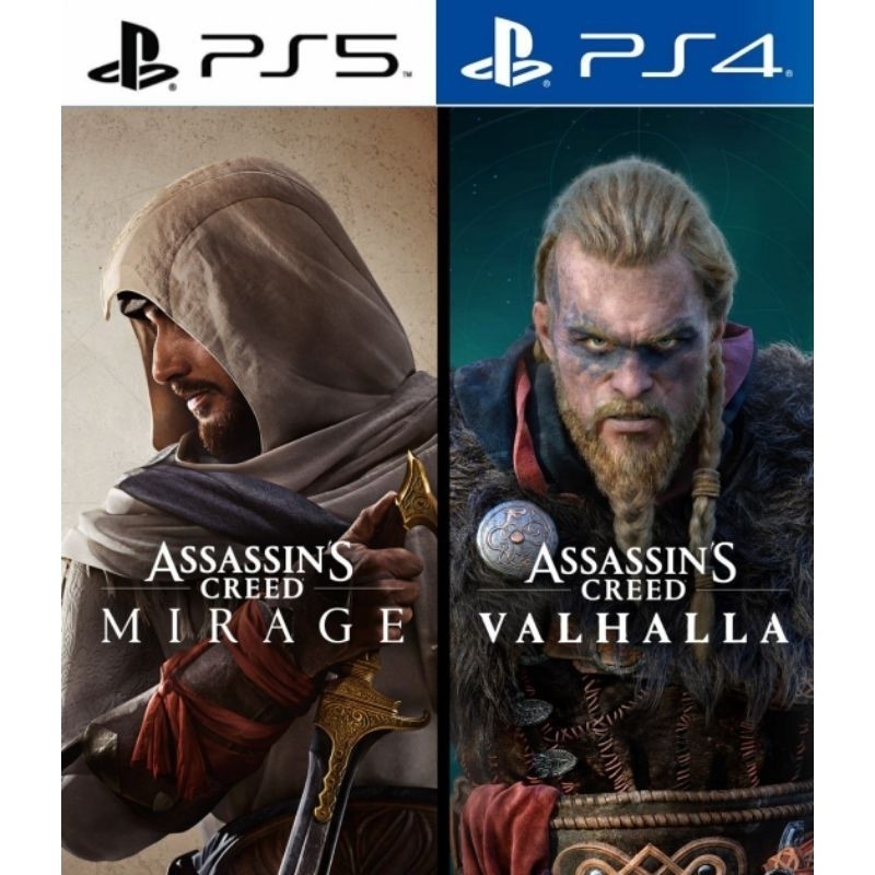 Sale Ps4 Ps5 Assassins Creed Mirage And Assassins Creed Valhalla