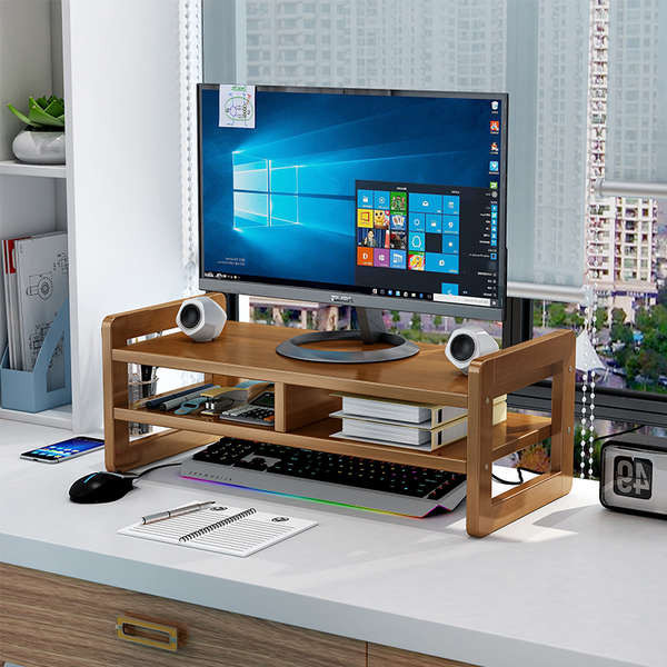 monitor laptop stand Monitor penggalak komputer desktop dinaikkan rak ...